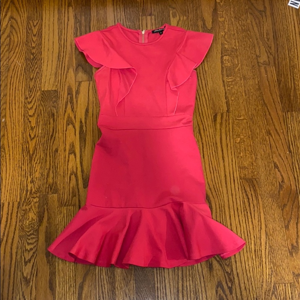 Girls pink formal dress